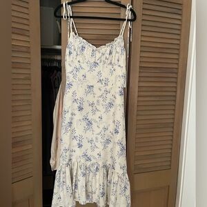 LAIT Collection Blue Floral Dress NWT